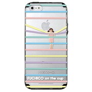 Slim Grip iPhone 5s/5 コップのフチ子 ボーダー [カスタムカバー]