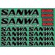 107A90531A [SANWAデカール ブラック]