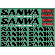 107A90531A [SANWAデカール ブラック]