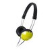 ステレオヘッドホン イエロー ZHP-300 Yellow