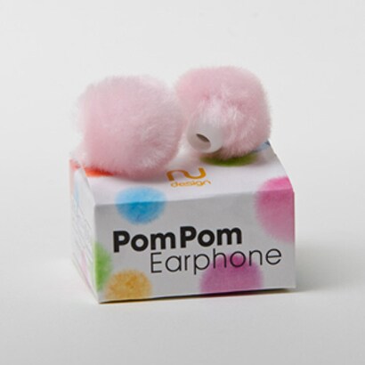 PomPom Earphone ライトピンク POM-29LP