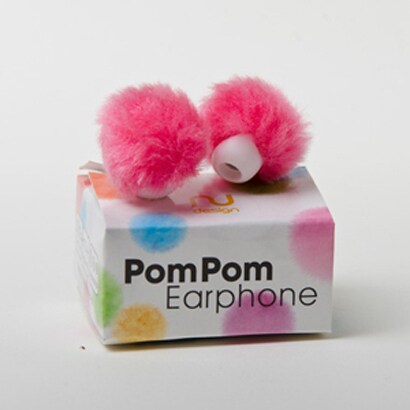 PomPom Earphone マゼンタ POM-36MG