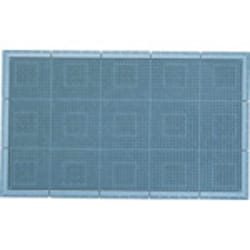 エバック サンステップマット H付き NO 1 Y6 グレー 1枚 F-131-1 GR
