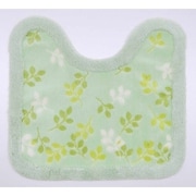 カラースタイル トイレ足元マット フィユ 約幅60cm×奥行55cm グリーン