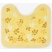 カラースタイル トイレ足元マット フィユ 約幅60cm×奥行55cm イエロー