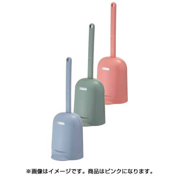 トイレブラシ ケース付き O型 ピンク トイレブラシ ケース付き O型 ピンク