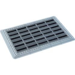 エバック ブラシハードマット YL-H NO 3 Y7 グレー 1枚 F-117-3 GR