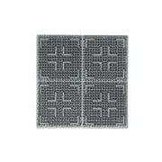 エバック クロスハードマット NO 12 Y7 グレー 1枚 F-112-12 GR