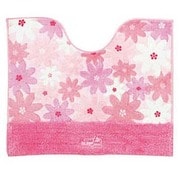 アクアフィール 足元マット フラワー ピンク