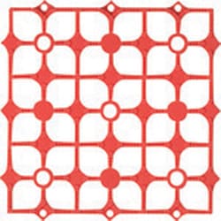 ハイテックマット 駒 15X15 Y9 ピンク 1枚 F34-HK P