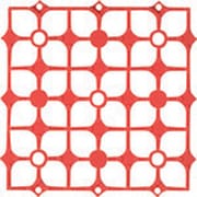 ハイテックマット 駒 15X15 Y9 ピンク 1枚 F34-HK P