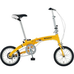 RENAULT  AL-FDB140　14インチ折りたたみ自転車　イエロー