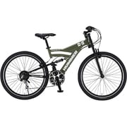 マウンテンバイク 26型 外装18段変速 グリーン HUMMER AL-ATB268 W-sus DH-R4