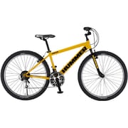 マウンテンバイク 27.5型 外装18段変速 イエロー HUMMER ATB650B