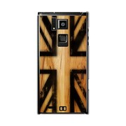 101F-YCM2P0307-78 [オリジナルデザイン SoftBank 101F ARROWS A ケース 【UnionJack Wood Burn】]