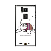 101F-YCM2P0436-78 [オリジナルデザイン SoftBank 101F ARROWS A ケース 【スイート ホヌ L】]