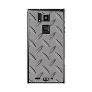 オリジナルデザイン SoftBank 101F ARROWS A ケース 【アイアン プレート D】 101F-YCM2P0540-78