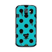 オリジナルデザイン docomo F-08E らくらくスマートフォン2 ケース 【Dot Pattern マウスミント】 F-08E-YCM2P0115-78