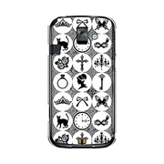 オリジナルデザイン docomo F-08E らくらくスマートフォン2 ケース 【アラカルト ホワイト】 F-08E-YCM2P0119-78