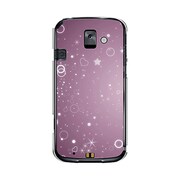 F-08E-YCM2P0122-78 [オリジナルデザイン docomo F-08E らくらくスマートフォン2 ケース 【パープルライトプラチナム】]