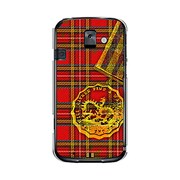 オリジナルデザイン docomo F-08E らくらくスマートフォン2 ケース 【タータンチェック】 F-08E-YCM2P0185-78