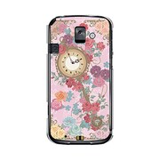 オリジナルデザイン docomo F-08E らくらくスマートフォン2 ケース 【ローズダイアル】 F-08E-YCM2P0189-78