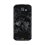 オリジナルデザイン docomo F-08E らくらくスマートフォン2 ケース 【キュートスカルロマンチカ】 F-08E-YCM2P0228-78