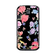 オリジナルデザイン docomo F-08E らくらくスマートフォン2 ケース 【ナイトフローラル】 F-08E-YCM2P0245-78