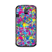 オリジナルデザイン docomo F-08E らくらくスマートフォン2 ケース 【サウンドカラフル】 F-08E-YCM2P0265-78