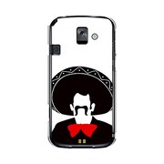 オリジナルデザイン docomo F-08E らくらくスマートフォン2 ケース 【セニョール & レッドタイ】 F-08E-YCM2P0394-78