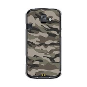 オリジナルデザイン docomo F-08E らくらくスマートフォン2 ケース 【カモ柄 デザートカモフラージュ A】 F-08E-YCM2P0495-78