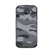 オリジナルデザイン docomo F-08E らくらくスマートフォン2 ケース 【カモ柄 カモフラージュ 大柄 A】 F-08E-YCM2P0498-78