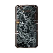 N-07D-YCM2P0061-78 [オリジナルデザイン docomo N-07D MEDIAS X ケース 【龍の咆哮（黒）】]