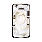 オリジナルデザイン docomo N-07D MEDIAS X ケース 【ホワイトローズオブジェクト】 N-07D-YCM2P0249-78