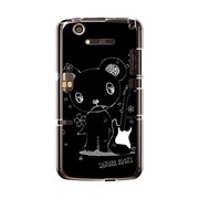 オリジナルデザイン docomo N-07D MEDIAS X ケース 【メロイックベア サイコパス & ギター - B】 N-07D-YCM2P0480-78