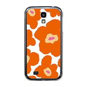 オリジナルデザイン docomo SC-04E GALAXY S4 ケース 【ルーズフラワーコレクション オレンジ】 SC-04E-YCM2P0023-78