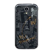 オリジナルデザイン docomo SC-04E GALAXY S4 ケース 【News-paper ブラック】 SC-04E-YCM2P0025-78