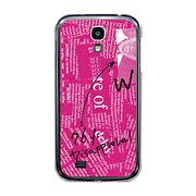 オリジナルデザイン docomo SC-04E GALAXY S4 ケース 【News-paper ピンク】 SC-04E-YCM2P0026-78