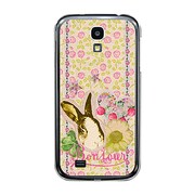 オリジナルデザイン docomo SC-04E GALAXY S4 ケース 【フラワーラビット】 SC-04E-YCM2P0028-78