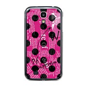 オリジナルデザイン docomo SC-04E GALAXY S4 ケース 【News-paper-Dot ピンク】 SC-04E-YCM2P0033-78