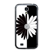 オリジナルデザイン docomo SC-04E GALAXY S4 ケース 【B&W・フラワー】 SC-04E-YCM2P0040-78