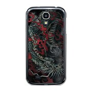 オリジナルデザイン docomo SC-04E GALAXY S4 ケース 【龍の咆哮(赤)】 SC-04E-YCM2P0062-78