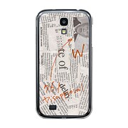 オリジナルデザイン docomo SC-04E GALAXY S4 ケース 【News-paper ホワイト】 SC-04E-YCM2P0065-78