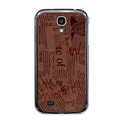 オリジナルデザイン docomo SC-04E GALAXY S4 ケース 【News-paper ブラウン】 SC-04E-YCM2P0066-78