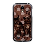 オリジナルデザイン docomo SC-04E GALAXY S4 ケース 【Catウォールペーパー ブラウン】 SC-04E-YCM2P0072-78