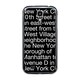 オリジナルデザイン docomo SC-04E GALAXY S4 ケース 【NewYork Typography ブラック】 SC-04E-YCM2P0091-78