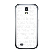 オリジナルデザイン docomo SC-04E GALAXY S4 ケース 【NewYork Typography ホワイト】 SC-04E-YCM2P0092-78