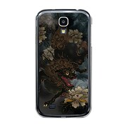 オリジナルデザイン docomo SC-04E GALAXY S4 ケース 【唐獅子牡丹ダーク】 SC-04E-YCM2P0109-78