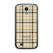 オリジナルデザイン docomo SC-04E GALAXY S4 ケース 【チェック柄コレクション Paris】 SC-04E-YCM2P0128-78