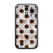 オリジナルデザイン docomo SC-04E GALAXY S4 ケース 【News-paper-Dot ホワイト】 SC-04E-YCM2P0136-78